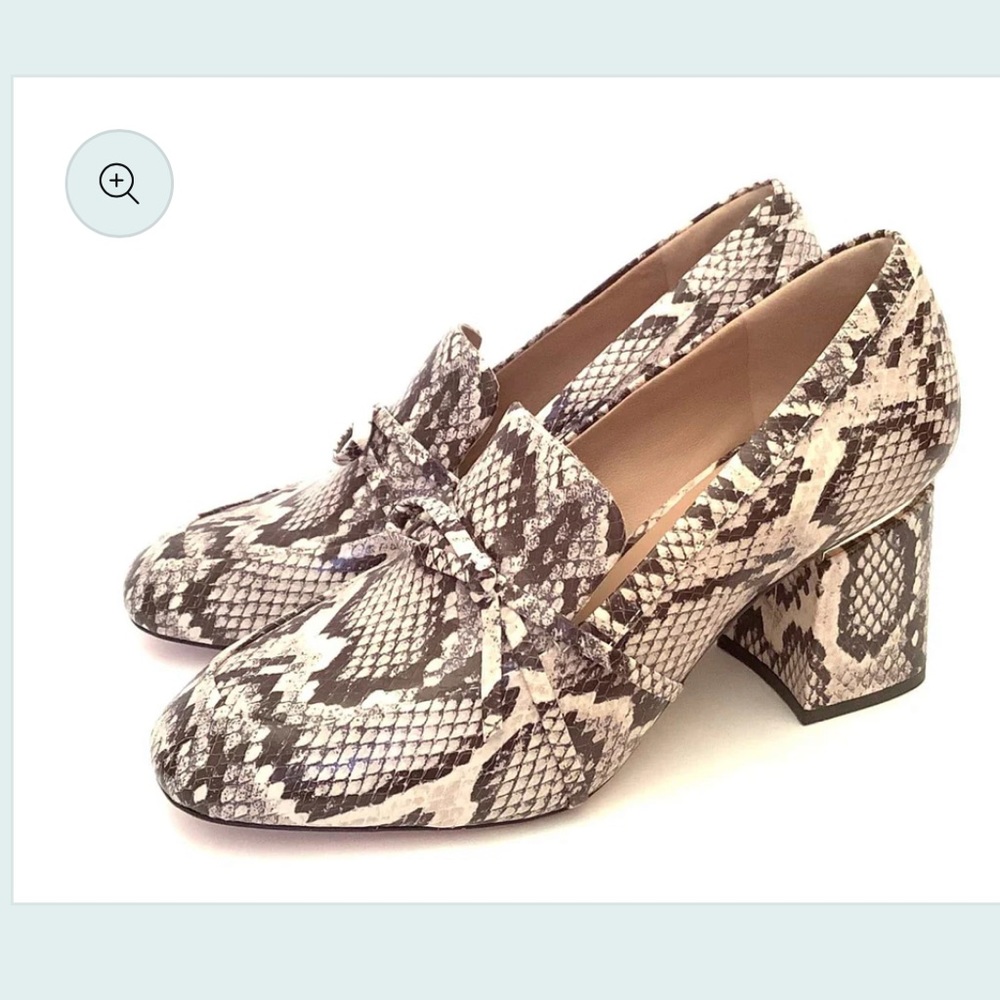 ANTONIO MELANI Snake Print Loafers